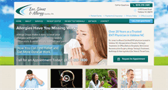 Desktop Screenshot of ear-sinus-allergy.com